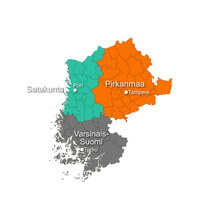 Mitos Länsi myyntialue